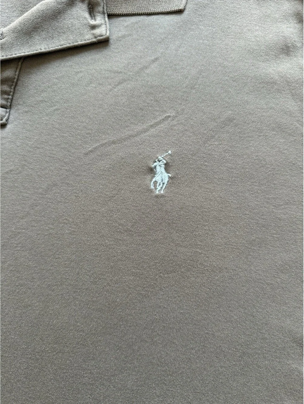 Polo Ralph Lauren Men’s XL Polo Shirt Gray Blue Pony Classic Fit Short Sleeve